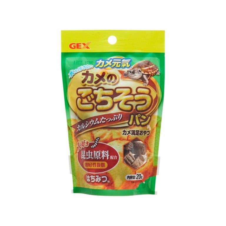 Kenko卸 Com カメ元気 カメのごちそうパンはちみつ味２０ｇ