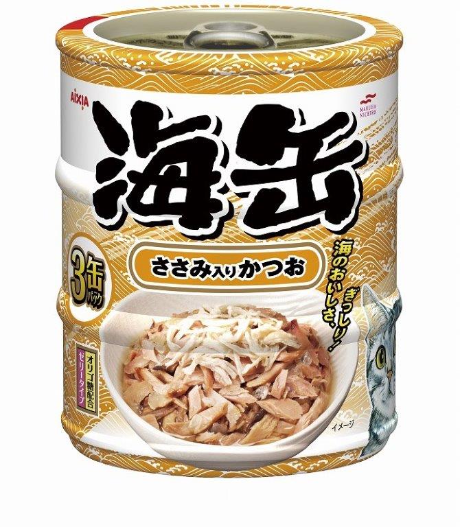 Kenko卸 Com 海缶ミニ３ｐ ささみ入りかつお ６０ｇ ３缶